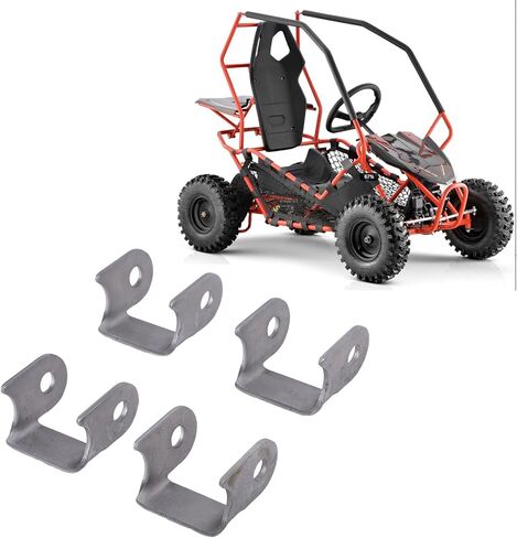 4Pcs Shock Swing Arm Weld On Mounting Bracket Kit Steel Alloy Secure Fixation Weld On Shock Mounts Bracket for ATV Dirt Bike UTV Go Kart in Kuwait