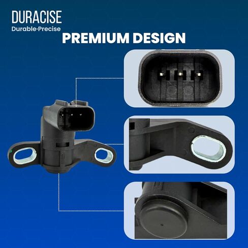 مستشعر موضع العمود المرفقي من DURACISE متوافق مع 2006-2013 Mazda 3، 2008-2015 Mazda 5، 2006-2013 Mazda 6، 2006-2015 MX-5 Miata، 2010-2012 CX-7 | 2.0 لتر 2.3 لتر 2.5 لتر | استبدل #L3G218221، PC733، 5S11885 in Kuwait