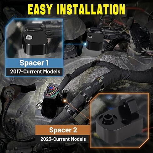 فاصل نقل مستشعر MAP متوافق مع Chevy Silverado GMC Sierra 2500HD 3500HD 2023½-2025 6.6L L5P Duramax ديزل، مستشعر الضغط ودرجة الحرارة المنوع in Kuwait