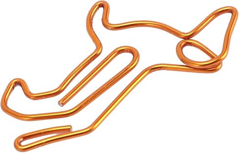 مشابك ورق من نوع Dachshund، مشابك ورقية سلكية حديدية رائعة على شكل كلب لتدوين سجل القصاصات، تصميم نحيف قوي متعدد الوظائف لمجموعة كبيرة للاستخدام في المنزل والمكتب in Kuwait