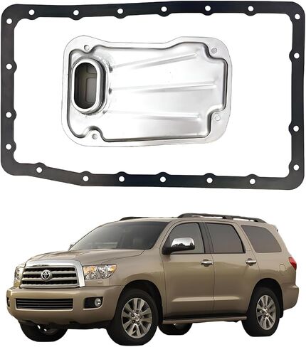 مجموعة فلتر ناقل الحركة 044-0345 مع حشية متوافقة مع ناقل الحركة A750E A750F مناسب لسيارة Toyota 4Runner Fj Cruiser Tundra رقم OE: 0440345، 35330-60050، 3533060050 in Kuwait
