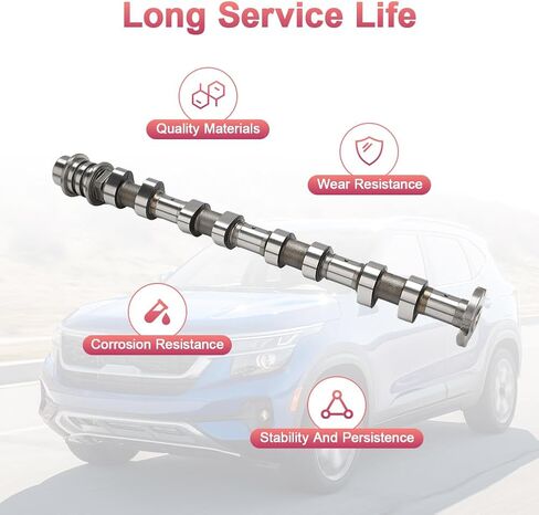 استبدال عمود الحدبات عادم المحرك لـ 24200-2E074 عمود الحدبات العادم متوافق مع Hyundai Kona 2018-2021 Elantra 2017-2020 Veloster 2019-2021 Kia Forte 2017-2021 Seltos 2021 Soul 2020-2021 in Kuwait