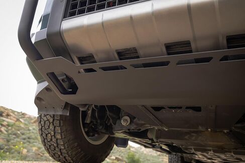 DV8 Offroad Heavy-Duty Front Brush Guard | Steel Grille & Bumper Protector with Textured Black Powder Coat Finish, Bolt-On Installation in Kuwait