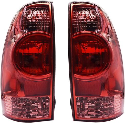 labwork Halogen Tail Light Lamp Assembly Right and Left Side Rear Tail Brake Lamp Replacement for Toyota Tacoma 2005-2015 in Kuwait