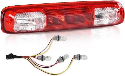 مصباح الفرامل الثالث من ALLGOOD، يناسب طرازات Chevy Silverado/GMC Sierra 1500 2500 3500 & HD 1999-2006/متوافق مع الموديلات الكلاسيكية 2007، مصباح شحن خلفي عالي التثبيت in Kuwait