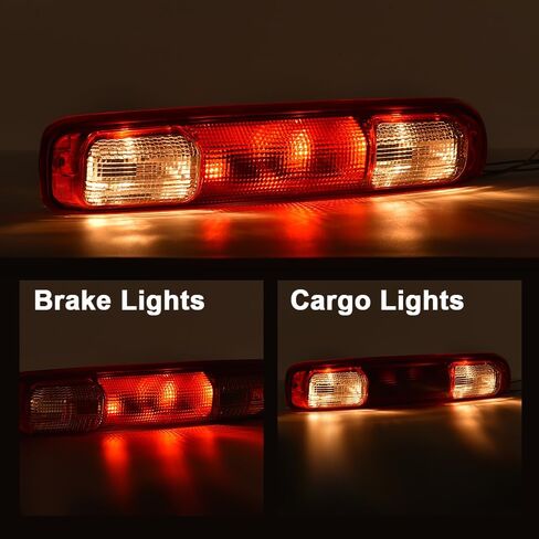 مصباح الفرامل الثالث من ALLGOOD، يناسب طرازات Chevy Silverado/GMC Sierra 1500 2500 3500 & HD 1999-2006/متوافق مع الموديلات الكلاسيكية 2007، مصباح شحن خلفي عالي التثبيت in Kuwait
