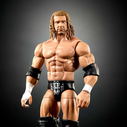 مجموعة Mattel WWE Elite Collection مجسمات وإكسسوارات، مجموعة Triple H للحدث المباشر المتميز، سلسلة SummerSlam مع أجزاء Jesse "The Body" Ventura Build-A-Figer in Kuwait
