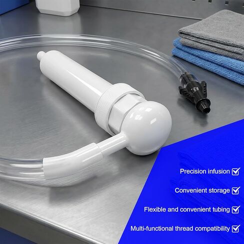 Hand Oil Transfer Pump, 30cc Fluid Transmission Pump with Suction Tubes & Bottle Cap Adapters, Heavy Duty Fluid Transfer Pumps for Gallon Bottles Wide Mouth Quart Bottles in Kuwait