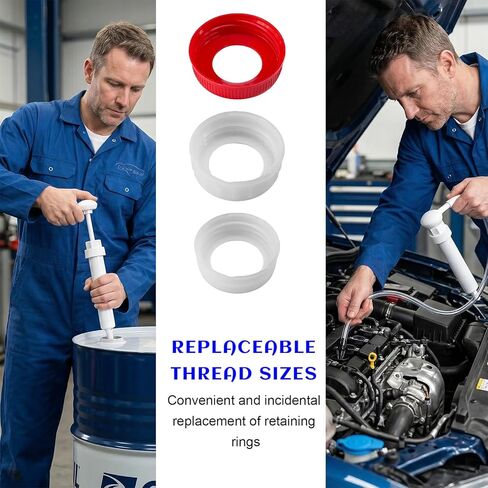 Hand Oil Transfer Pump, 30cc Fluid Transmission Pump with Suction Tubes & Bottle Cap Adapters, Heavy Duty Fluid Transfer Pumps for Gallon Bottles Wide Mouth Quart Bottles in Kuwait