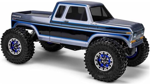 JConcepts 0639 JCI - Slim Tuck 1979 Ford F-250 Supercab 12.3 بوصة هيكل قاعدة العجلات شفاف in Kuwait