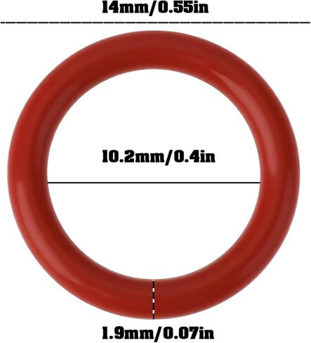 10pcs Dip Stick Tube O-Rings High Temperature Silicone Seal Compatible with Subaru Impreza Legacy Forester 1990-2018 Engine in Kuwait