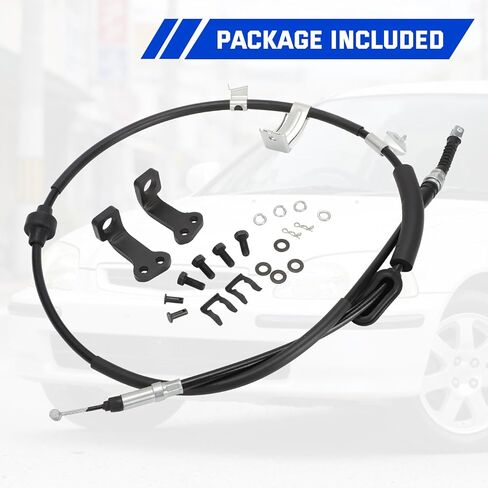 Motoparty 2 Parking Brake Cables and Brackets for 1992-1995 Honda Civic 1992-1998 Acura Integra in Kuwait