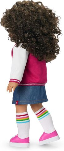 ملابس الدمى من American Girl Truly Me، مقاس 18 بوصة، زي AG Star Squad، مع سترة فارسيتي، 4 قطع، للأعمار من 6 سنوات فما فوق in Kuwait