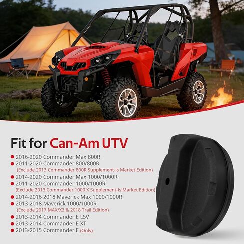 JAVIK غطاء وقود الغاز لـ Can-Am Maverick Commander Max 800 800R 1000 1000R E LSV XT 2011-2020 O.E.M #709000529 709000268 in Kuwait