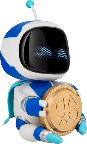 Astro Bot Coin Buddies Money Box – 18cm Interactive Piggy Bank with Sound Effects, Battery-Powered Coin Bank for Kids & Gamers, Fun Savings Toy (Batteries Not Included) | Paladone in Kuwait