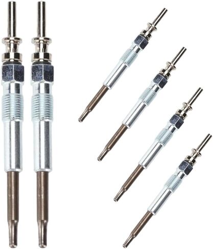 Car Diesel Engine Glow Plug Set Glow Plugs Heater Metal Compatible with BMW 1 Series Hatchback (E81) 2006-2012 0250402002 0 250 402 002 in Kuwait