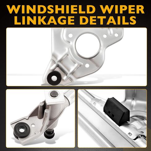Gledewen 602-230 Front Windshield Wiper Transmission Linkage Assembly w/o Motor Compatible with 07-14 Cadillac Escalade / 07-13 Chevrolet Silverado / 07-14 GMC Sierra 1500/2500 HD/3500 HD in Kuwait