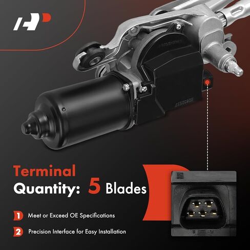 A-Premium Front Windshield Wiper Motor and Linkage Assembly Compatible with Toyota Avalon 2000 2001 2002 2003 2004 in Kuwait