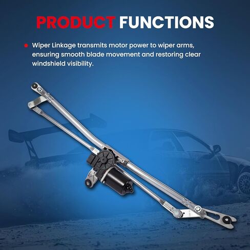 MOCA Front Wiper Linkage & Motor Assembly Compatible with 2008-2009 for Dodge Ram 4500/5500, 2005-2009 for Dodge Ram 2500 & 2005-2010 for 3500 in Kuwait