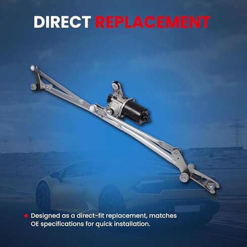 MOCA Front Wiper Linkage & Motor Assembly Compatible with 2008-2009 for Dodge Ram 4500/5500, 2005-2009 for Dodge Ram 2500 & 2005-2010 for 3500 in Kuwait