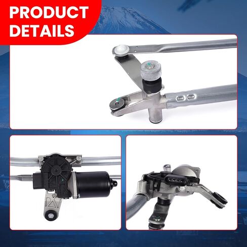 MOCA Front Wiper Linkage & Motor Assembly Compatible with 2008-2009 for Dodge Ram 4500/5500, 2005-2009 for Dodge Ram 2500 & 2005-2010 for 3500 in Kuwait