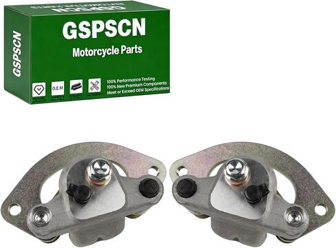 GSPSCN 2pcs Front Left & Right Brake Calipers w/Pads & Bracket for Polaris Scrambler 850,XP 1000 Tractor丨Sportsman 550 EPS Forest XP Touring MV850 SP Touring XP 850 XP 1000 XP Touring XP 1000 Tractor in Kuwait