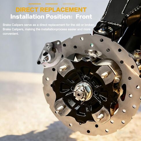 GSPSCN 2pcs Front Left & Right Brake Calipers w/Pads & Bracket for Polaris Scrambler 850,XP 1000 Tractor丨Sportsman 550 EPS Forest XP Touring MV850 SP Touring XP 850 XP 1000 XP Touring XP 1000 Tractor in Kuwait