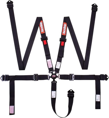 حزام Racequip 841001RQP Camlock 2 بوصة SFI 16.1 ذو 5 نقاط مع حزام حضن قابل للسحب in Kuwait