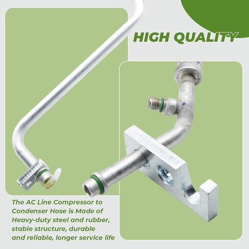 Compressor to Condenser A/C Hose Assembly Fit for Peterbilt Kenworth Trucks Replace 09-1406 683-T9379 T9379 683-2648 F50-6242-1475 in Kuwait