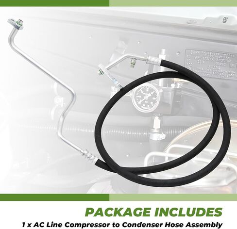 Compressor to Condenser A/C Hose Assembly Fit for Peterbilt Kenworth Trucks Replace 09-1406 683-T9379 T9379 683-2648 F50-6242-1475 in Kuwait