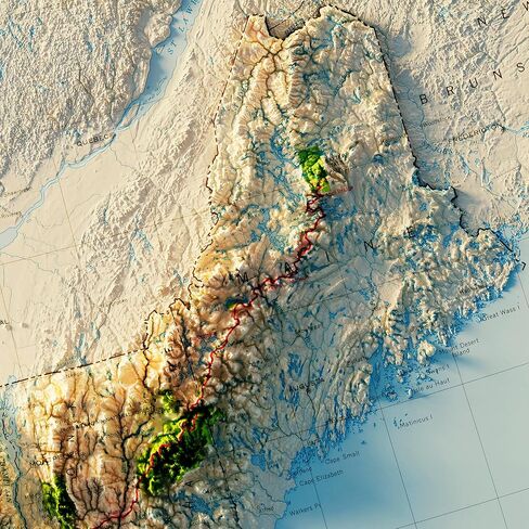 Muir Way Appalachian Trail 1981 خريطة الإغاثة المظللة - طباعة ورقية مسطحة ثنائية الأبعاد - وهم مظلل ثلاثي الأبعاد - ورق وأحبار الفنون الجميلة بجودة المعرض - 100٪ قطن وخالي من الأحماض - صنع في الولايات المتحدة الأمريكية - 24 بوصة × 36 بوصة - بدون إطار in Kuwait