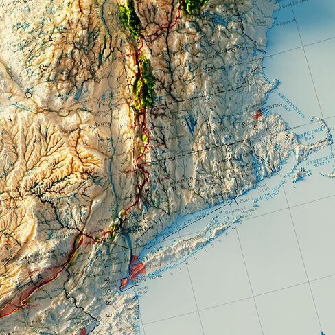 Muir Way Appalachian Trail 1981 خريطة الإغاثة المظللة - طباعة ورقية مسطحة ثنائية الأبعاد - وهم مظلل ثلاثي الأبعاد - ورق وأحبار الفنون الجميلة بجودة المعرض - 100٪ قطن وخالي من الأحماض - صنع في الولايات المتحدة الأمريكية - 24 بوصة × 36 بوصة - بدون إطار in Kuwait
