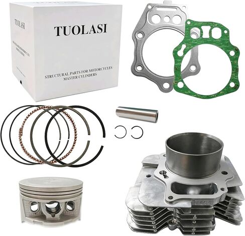 TUOLASI 90mm-TRX450 حشية حلقة المكبس الأسطوانية مجموعة إعادة بناء الطرف العلوي متوافقة مع Honda TRX450 Foreman 450 TRX450FE TRX450S TRX450ES TRX450FM 4x4 1998-2004 in Kuwait