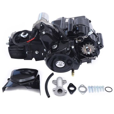 4-Stroke 125CC Engine Motor, 4 Speed ATV Engine Motor Kit, Single Cylinder Motor Air-Cooling Motor with Transmission, Engine Motor for Go Kart, Dirt Bike, ATV, Pit Bike and More (US Stock) in Kuwait