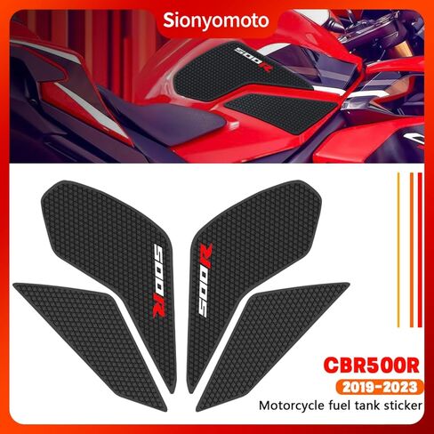 ملصقات واقية لخزان الوقود والغاز مجموعة مطاطية متوافقة مع CBR500R CB500F CB500R 2019 2020 2021 2022 4 قطعة in Kuwait