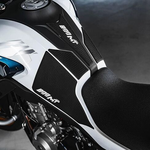لـ CF Moto CFMOTO 800MT 800 MT 2023 - ملحقات الدراجات النارية وسادة حماية جانبية لخزان الوقود ملصقات لاصقة لمقبض الركبة بالغاز - مادة مطاطية PVC - أسود - 5 قطع in Kuwait
