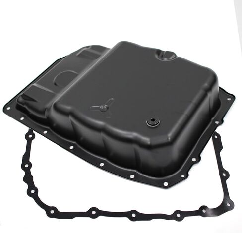 AUCERAMIC 6L80 Transmission Oil Pan with Drain Plug & Gasket Fit for Chevrolet Silverado 1500 Tahoe Suburban Escalade, GMC Sierra 1500 Yukon XL, Hummer H2 2006-2019 Replaces# 265-582 24222657 24224781 in Kuwait