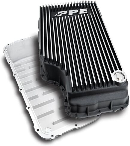 PPE Heavy Duty Cast Aluminum Deep Transmission Pan (Brushed) 328053310 Compatible for Ford 2020+ 6.7L with 10R140 Transmission in Kuwait