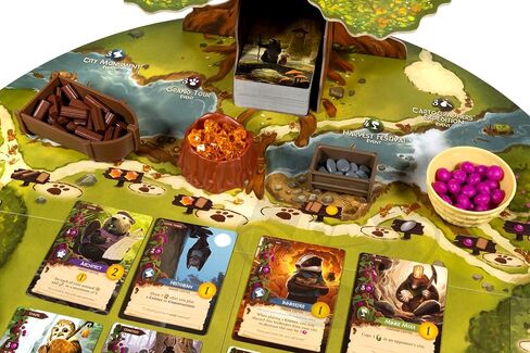 Starling Games Everdell Deluxe Resource Vessels الإصدار الثاني | حاويات وحاملات بطاقات تحت عنوان | حزمة الملحقات للعبة Everdell Base والتوسعات | تتضمن 10 أوعية فريدة و3 حاملات بطاقات ورقية in Kuwait