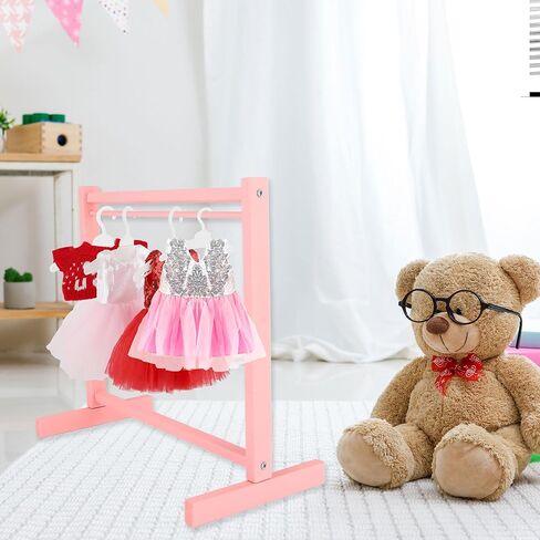 80 Pcs Doll Clothes Hangers for 18 Inch Dolls White Plastic Clothes Hangers for American Girl with Non-Slip Clips, Space-Saving Wardrobe Accessories for Gown Dress Outfit in Kuwait