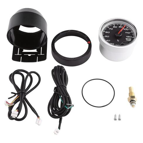 Digital Water Temperature Gauge, 20-120 Range with Blue LED Display for 12V Auto Racing Car in Kuwait