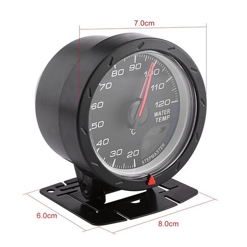 Digital Water Temperature Gauge, 20-120 Range with Blue LED Display for 12V Auto Racing Car in Kuwait