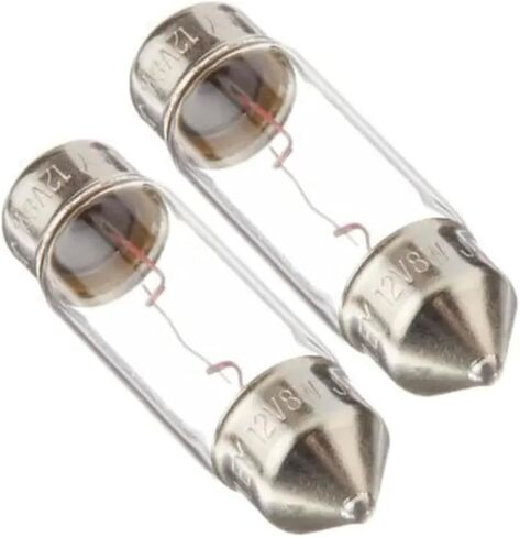 04110-SWA-305 (عبوة من 2) لمبة إضاءة قبة أصلية من OEM T10x31 8 وات 12 فولت متوافقة مع مركبات هوندا وأكورا in Kuwait