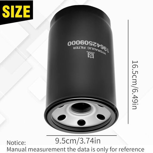 MDEOOSKY 2 قطعة FH-7043 فلتر هيدروليكي، استبدال فلتر الزيت الهيدروليكي لجرار ماهيندرا 1526 1533 1538 1626 1640 Cub Cadet 7235 7260 جرارات، يستبدل HHTA0-37710، 19642509000، 57098 in Kuwait