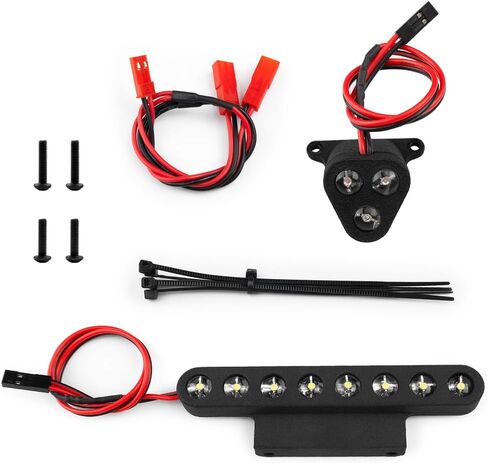 MORLORDY 1/8 RC Car LED Light Kit - Headlight Taillight Set for 1/8 Arrma Notorious 6S RC Trucks Upgrade Parts in Kuwait