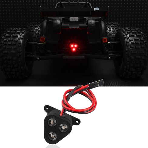 MORLORDY 1/8 RC Car LED Light Kit - Headlight Taillight Set for 1/8 Arrma Notorious 6S RC Trucks Upgrade Parts in Kuwait