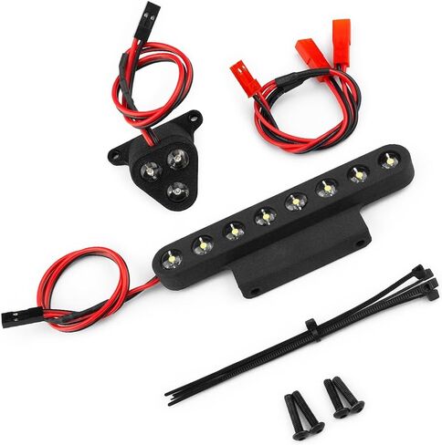 MORLORDY 1/8 RC Car LED Light Kit - Headlight Taillight Set for 1/8 Arrma Notorious 6S RC Trucks Upgrade Parts in Kuwait