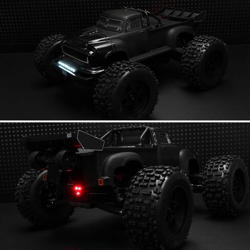 MORLORDY 1/8 RC Car LED Light Kit - Headlight Taillight Set for 1/8 Arrma Notorious 6S RC Trucks Upgrade Parts in Kuwait