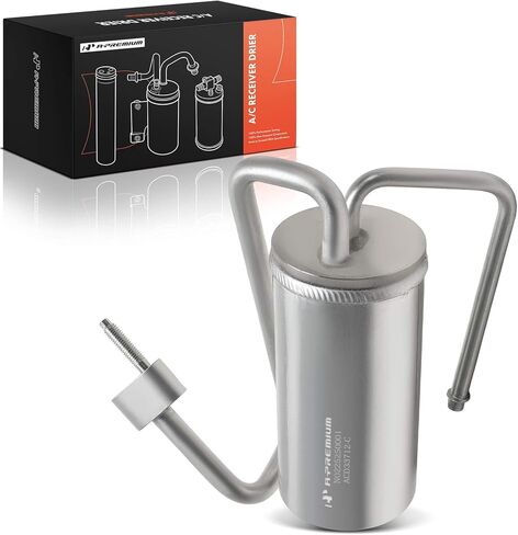 A-Premium Aluminum Air Conditioning A/C Receiver Drier Compatible with International Harvester 4300, 4400, 7400, 7500, 7600, 7700, 4300LP, 4400LP, 8500 TranStar, 8600 SBA, 8600 TranStar, 9900ix in Kuwait
