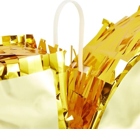 Sparkle and Bash Gold Foil Number 40 Pinata - Gold Foil Elegance for 40th Birthday Decorations - Easy-Fill Top Flap for Birthday Party - Hang & Centerpiece for Party Decor - Small - 16.5 x 3 x 13 in in Kuwait